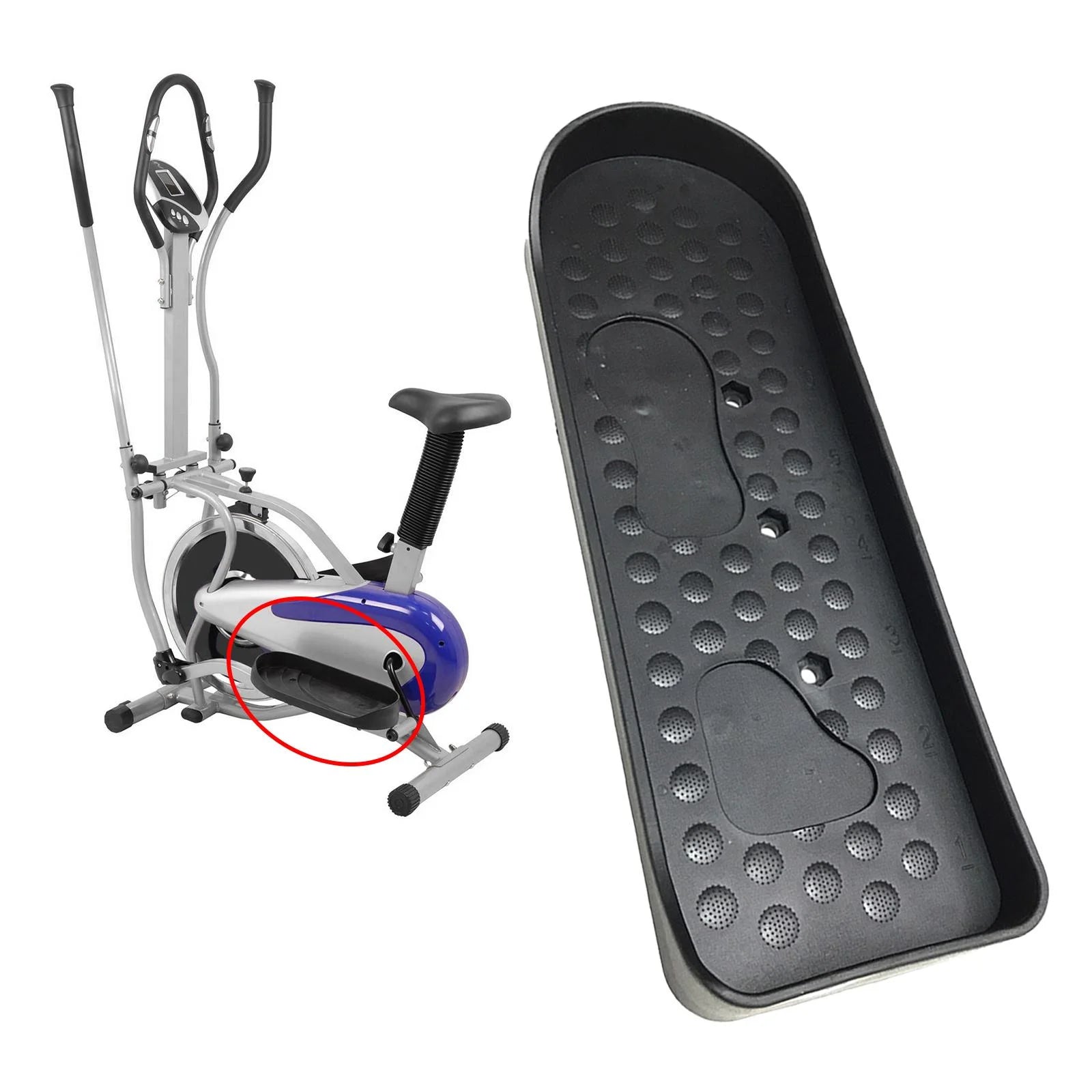 Elliptical Machine Pedals Elliptical Trainer Pedals Lightweight Walking Machine Pedals for Indoor Workout Sports Home Gym Replacement