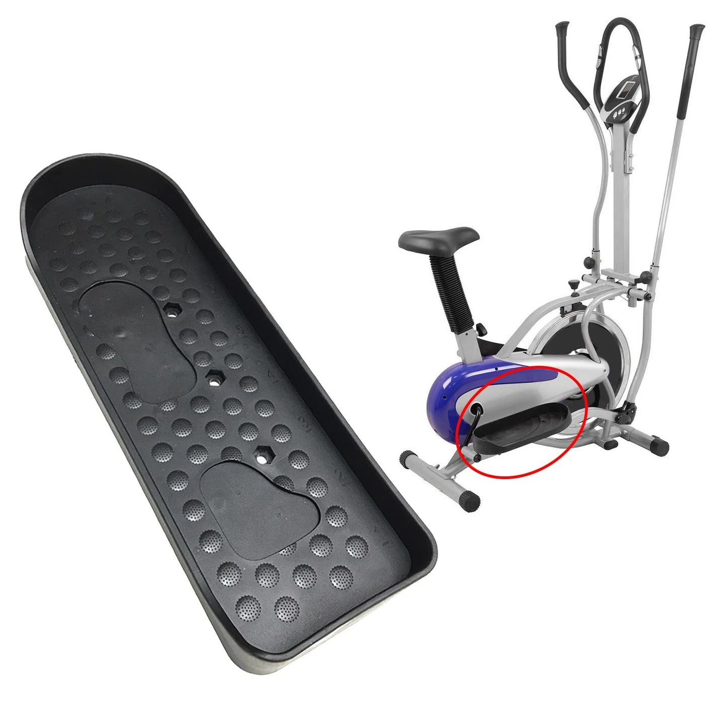 Elliptical Machine Pedals Elliptical Trainer Pedals Lightweight Walking Machine Pedals for Indoor Workout Sports Home Gym Replacement